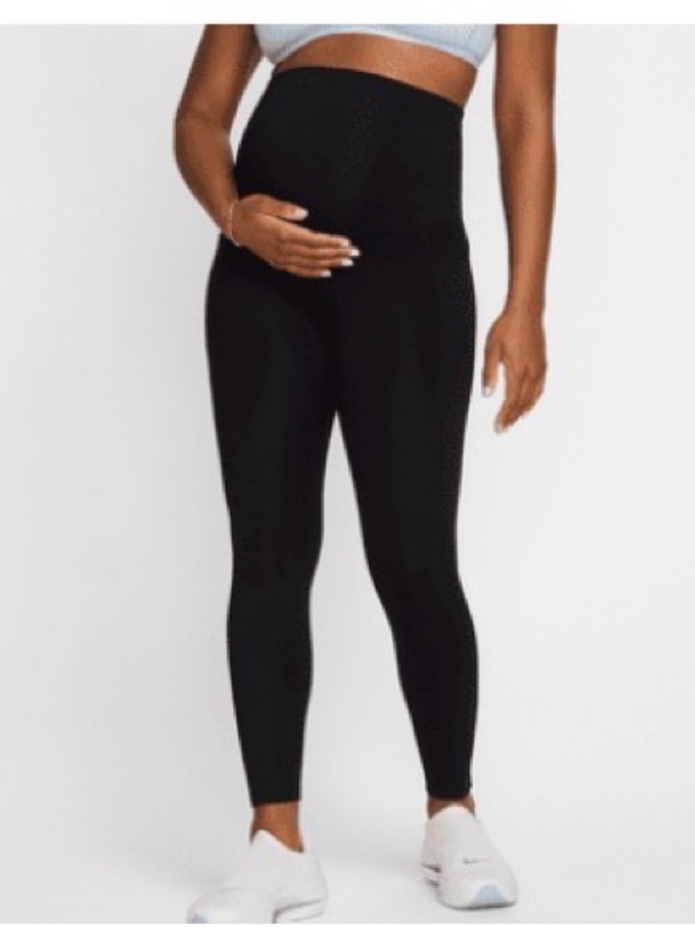 Nike Black Maternity High-Waist Leggings (size S, 4-6)